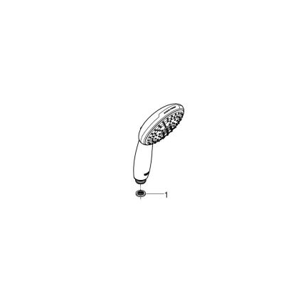 GROHE 279462431 - VITALIO START 110 kézi zuhany, 110 mm, fekete