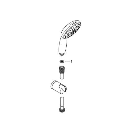 GROHE 27950001 - VITALIO START 110 zuhanyszett, fényes króm
