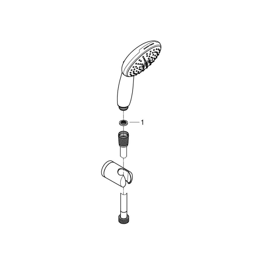 GROHE 27950001 - VITALIO START 110 zuhanyszett, fényes króm