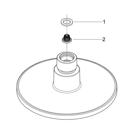 GROHE 28233000 - Zuhanyfej EUPHORIA COSMOPOLITAN 160 fényes króm