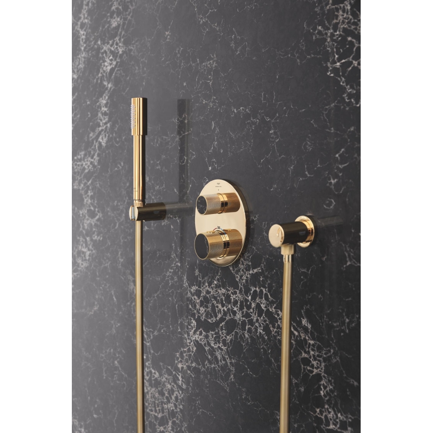 GROHE 28388GL0 - SILVERFLEX zuhanytömlő 1750 mm, szálcsiszolt arany