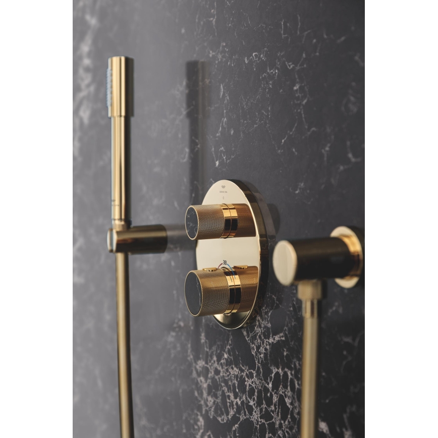 GROHE 28388GL0 - SILVERFLEX zuhanytömlő 1750 mm, szálcsiszolt arany