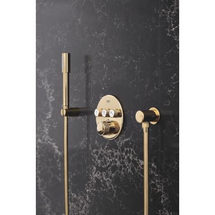 GROHE 28388GL0 - SILVERFLEX zuhanytömlő 1750 mm, szálcsiszolt arany