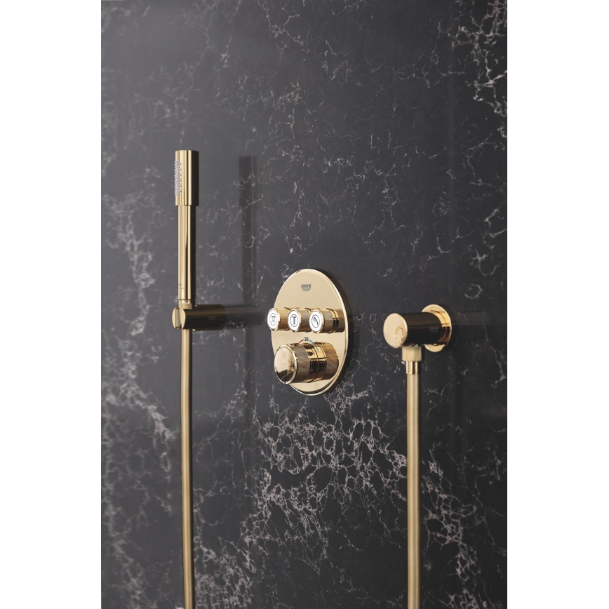 GROHE 28388GL0 - SILVERFLEX zuhanytömlő 1750 mm, szálcsiszolt arany