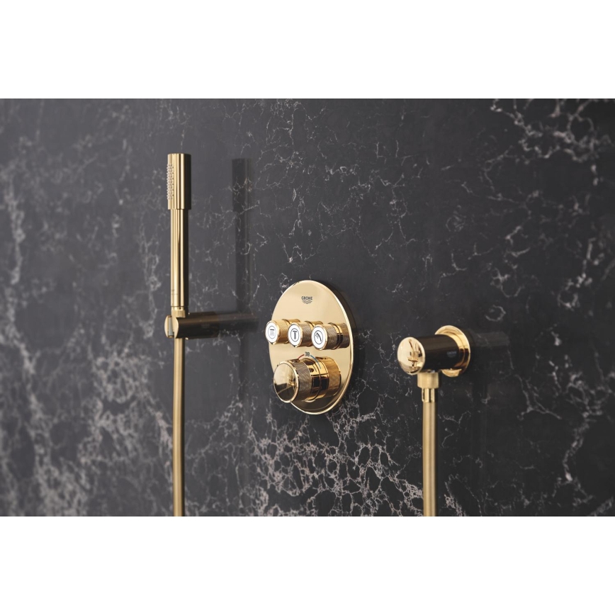 GROHE 28388GL0 - SILVERFLEX zuhanytömlő 1750 mm, szálcsiszolt arany