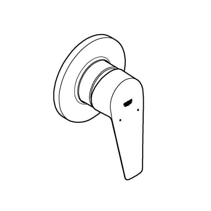 GROHE 29040001 - BAUEDGE zuhanycsaptelep, fényes króm