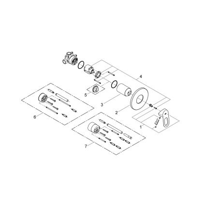 GROHE 29042000 - BAULOOP zuhanycsaptelep, fényes króm