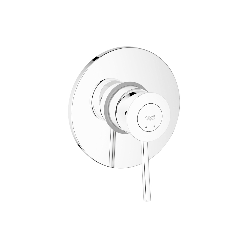 GROHE 29048000 - BAUCLASSIC rejtett beépítésű zuhanycsaptelep, fényes króm