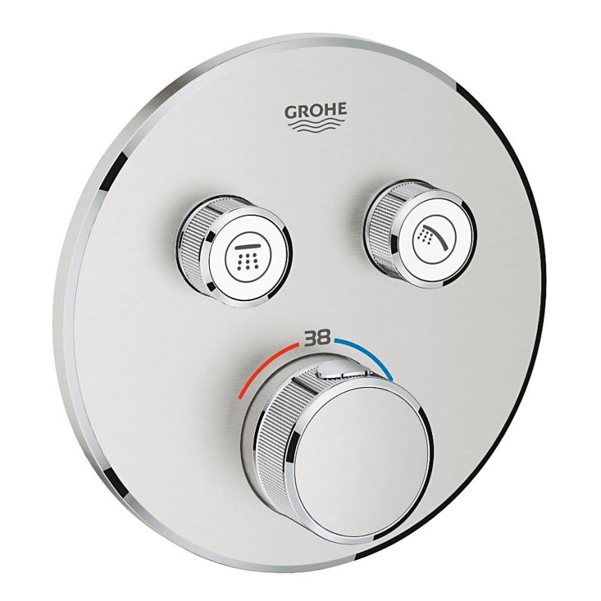 GROHE 29119DC0 - GROHTHERM SMARTCONTROL termosztátos csaptelep, rozsdamentes acél