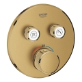 GROHE 29119GN0-Termosztát falba süllyesztett beépítéshez GROHTHERM SMARTCONTROL szálcsiszolt arany