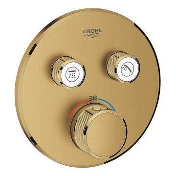 GROHE 29119GN0-Termosztát falba süllyesztett beépítéshez GROHTHERM SMARTCONTROL szálcsiszolt arany