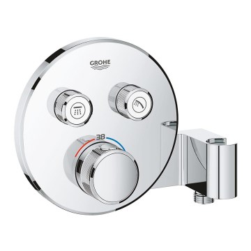 GROHE 29120000 - GROHTHERM SMARTCONTROL termosztátos falba süllyesztett zuhanycsaptelep + krómozott tartó