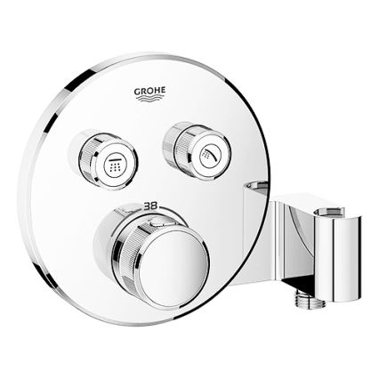 GROHE 29120000 - GROHTHERM SMARTCONTROL termosztátos falba süllyesztett zuhanycsaptelep + krómozott tartó