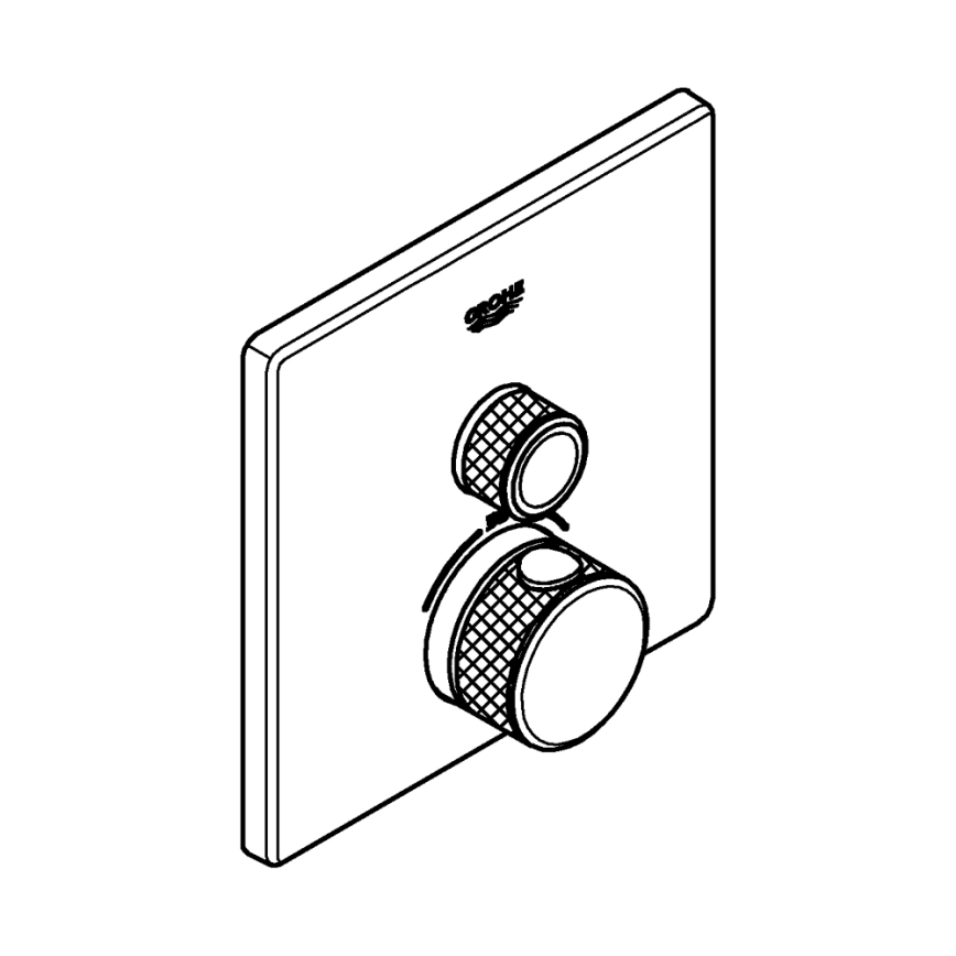 GROHE 29123000 - GROHTHERM SMARTCONTROL termosztátos zuhanycsaptelep króm