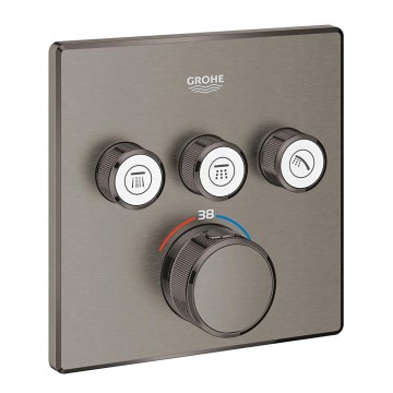 GROHE 29126AL0 - GROHTHERM SMARTCONTROL termosztát 158 × 158 mm grafitszürke