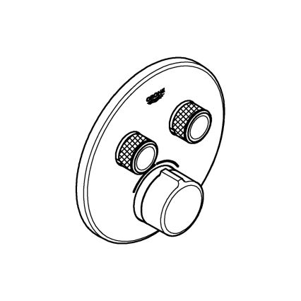 GROHE 29145000 - SMARTCONTROL beépített csaptelep takarólemeze, fényes króm