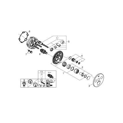 GROHE 29146000 - SMARTCONTROL csaptelep, fényes króm