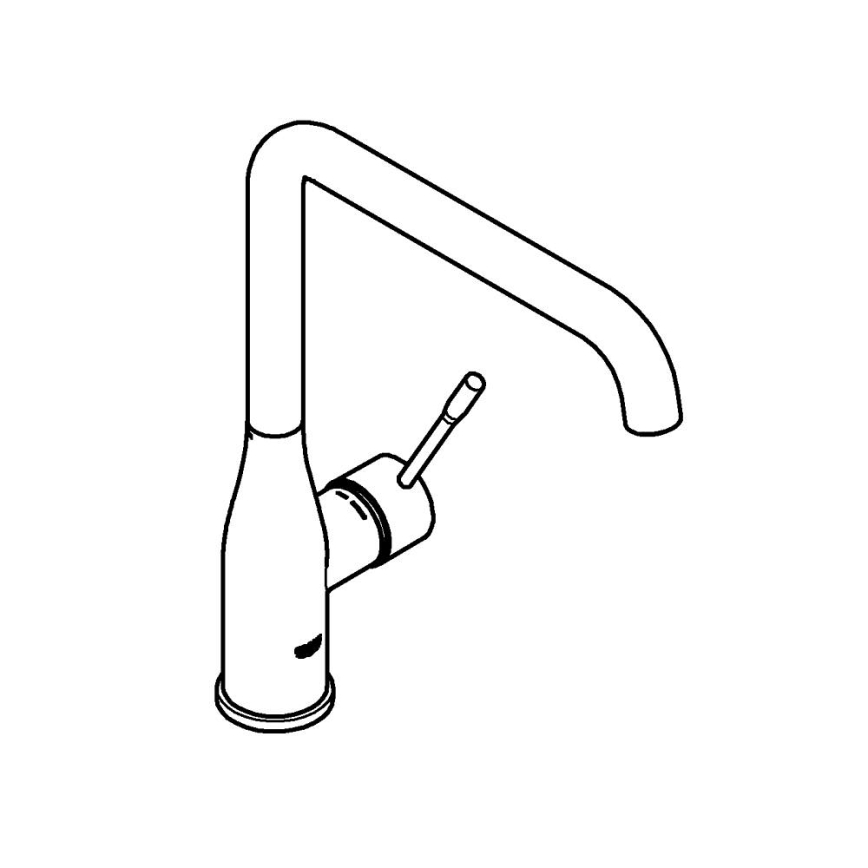 GROHE 30269DC0 - ESSENCE 300 mm mosogató csaptelep, rozsdamentes acél