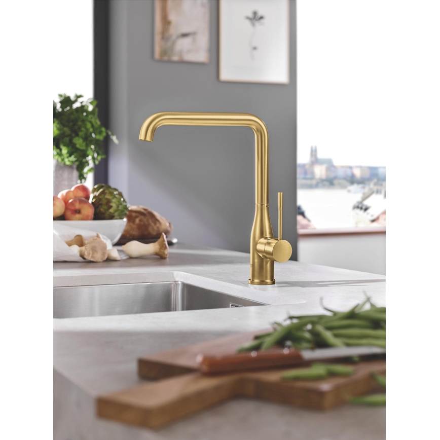 GROHE 30269GN0 - ESSENCE mosogató csaptelep, aranyszínű