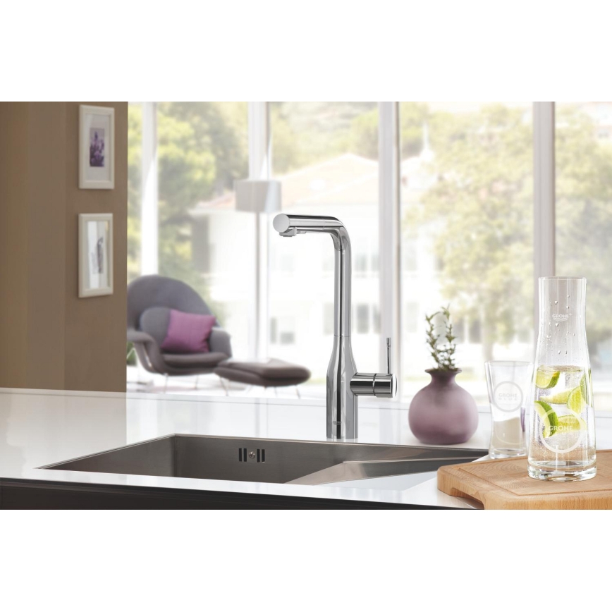 GROHE 30270000 - ESSENCE 348 mm-es mosogató csaptelep, fényes króm