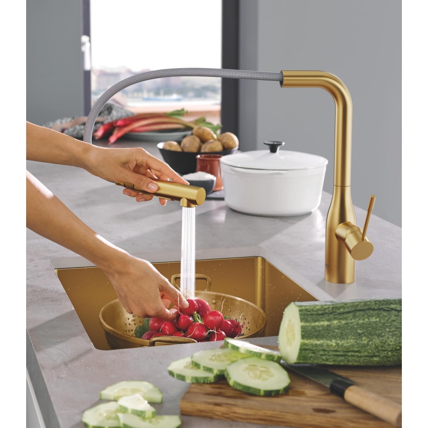 GROHE 30270GN0 - Mosogatócsaptelep ESSENCE arany