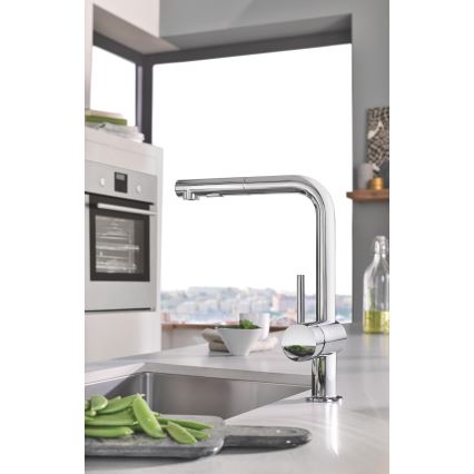 GROHE 30274000 - Mosogatócsaptelep L-kifolyóval, fényes króm
