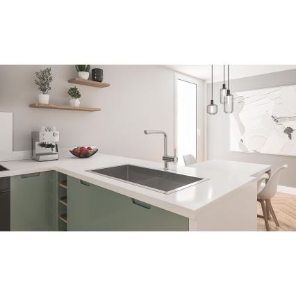 GROHE 30274DC0 - Mosogató csaptelep, rozsdamentes acél