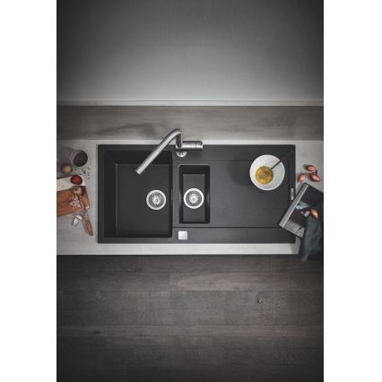 GROHE 30274DC0 - Mosogató csaptelep, rozsdamentes acél