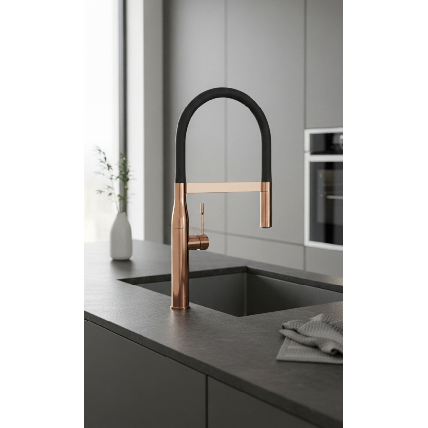 GROHE 30294DA0 - ESSENCE konyhai csaptelep, bronz