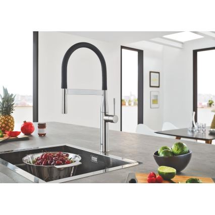 GROHE 30294DC0 - Mosogató csaptelep ESSENCE nemesacél