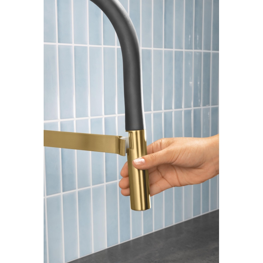 GROHE 30294GN0 - ESSENCE arany mosogatócsaptelep