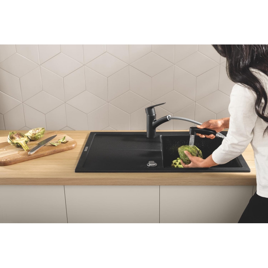 GROHE 303072431 - START mosogató csaptelep 185 × 227 mm fekete