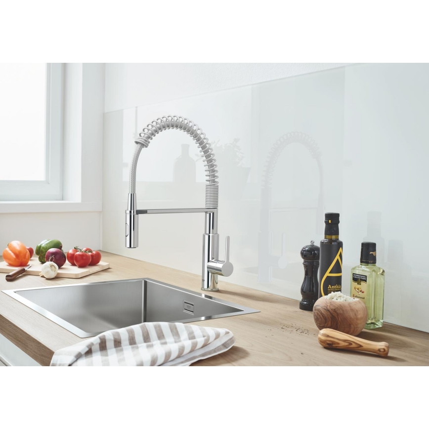GROHE 30361000 - Konyhai csaptelep GET 455 mm, fényes króm