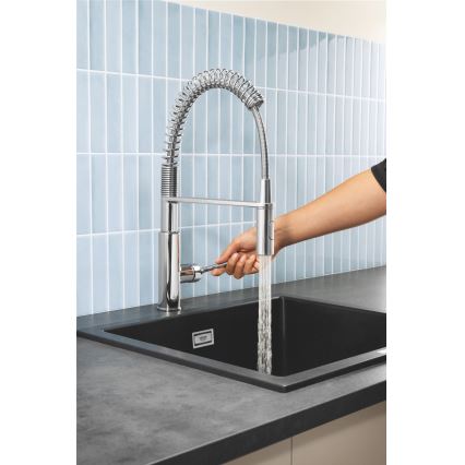GROHE 30361000 - Konyhai csaptelep GET 455 mm, fényes króm