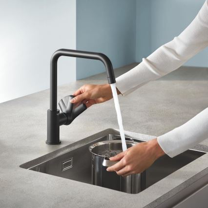 GROHE 304692430 - START mosogató csaptelep, 339 mm, fekete