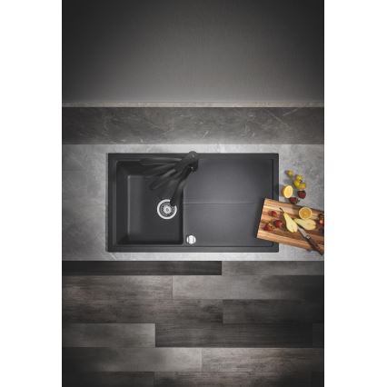 GROHE 305302432 - START 184 mm fekete mosogató csaptelep