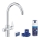 GROHE 30593000 - Mosogató csaptelep BLUE PURE C-kifolyó, fényes króm