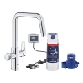 GROHE 30594000 - BLUE PURE Start mosogatócsaptelep, Ultrasafe szűrőfunkcióval, króm
