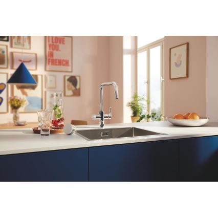 GROHE 30596000 - BLUE PURE konyhai csaptelep beépített szűrőfunkcióval, fényes króm