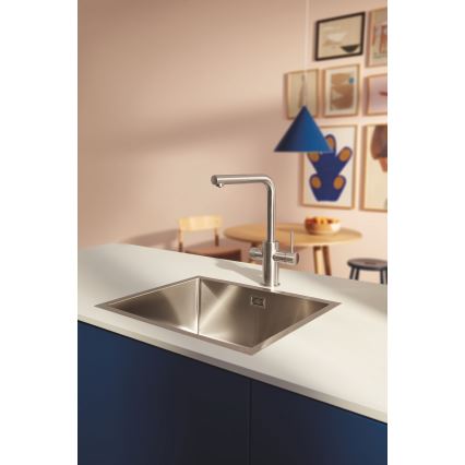 GROHE 30601DC0 - BLUE PURE mosogató csaptelep kihúzható kifolyóval, rozsdamentes acél