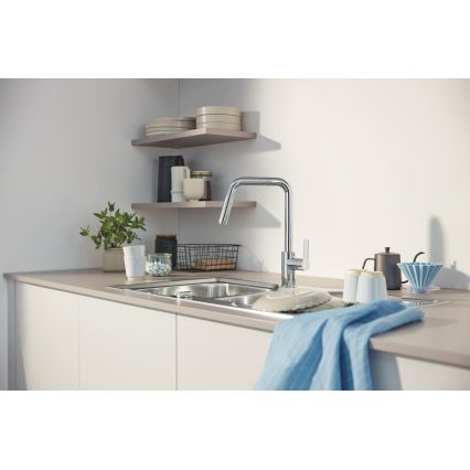 GROHE 30631000 - Mosogató csaptelep QUICKFIX START 362 mm, fényes króm