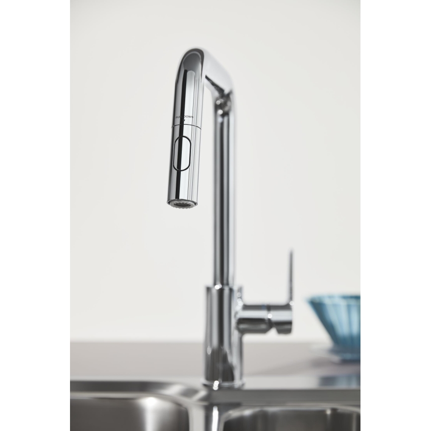GROHE 30631000 - Mosogató csaptelep QUICKFIX START 362 mm, fényes króm