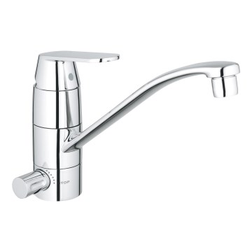 GROHE 31161000 - EUROSMART COSMOPOLITAN 140° mosogató csaptelep, tükörfényes króm