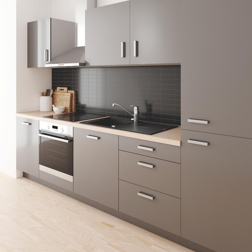 GROHE 31161000 - EUROSMART COSMOPOLITAN 140° mosogató csaptelep, tükörfényes króm