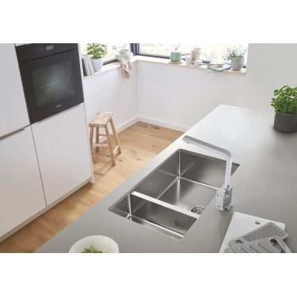 GROHE 31255000 - EUROCUBE mosogatócsaptelep, fényes króm