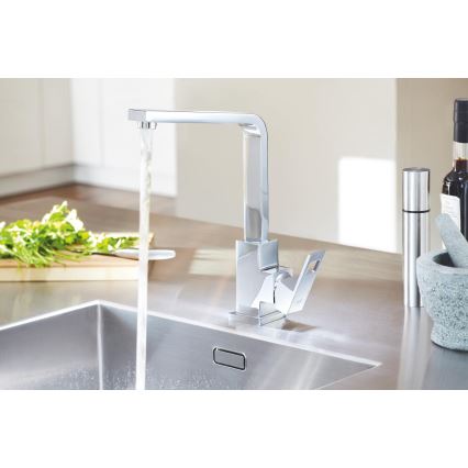 GROHE 31255000 - EUROCUBE mosogatócsaptelep, fényes króm