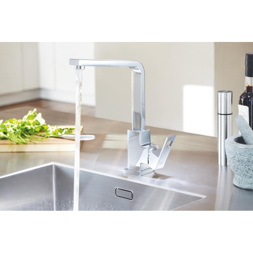 GROHE 31255000 - EUROCUBE mosogatócsaptelep, fényes króm
