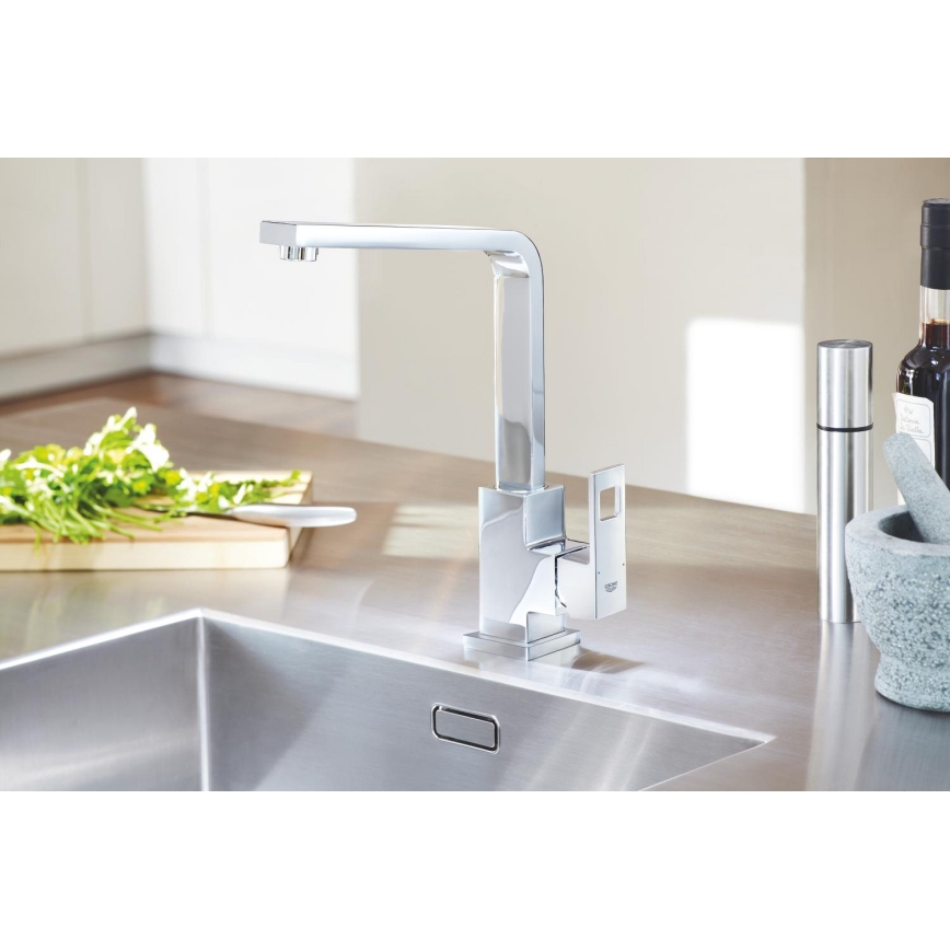 GROHE 31255000 - EUROCUBE mosogatócsaptelep, fényes króm