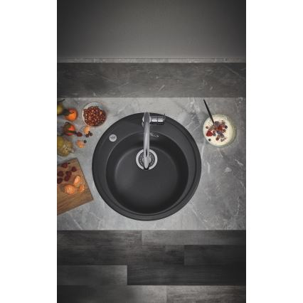 GROHE 31368000 - BAULOOP konyhai mosogató csaptelep, 332 mm, fényes króm
