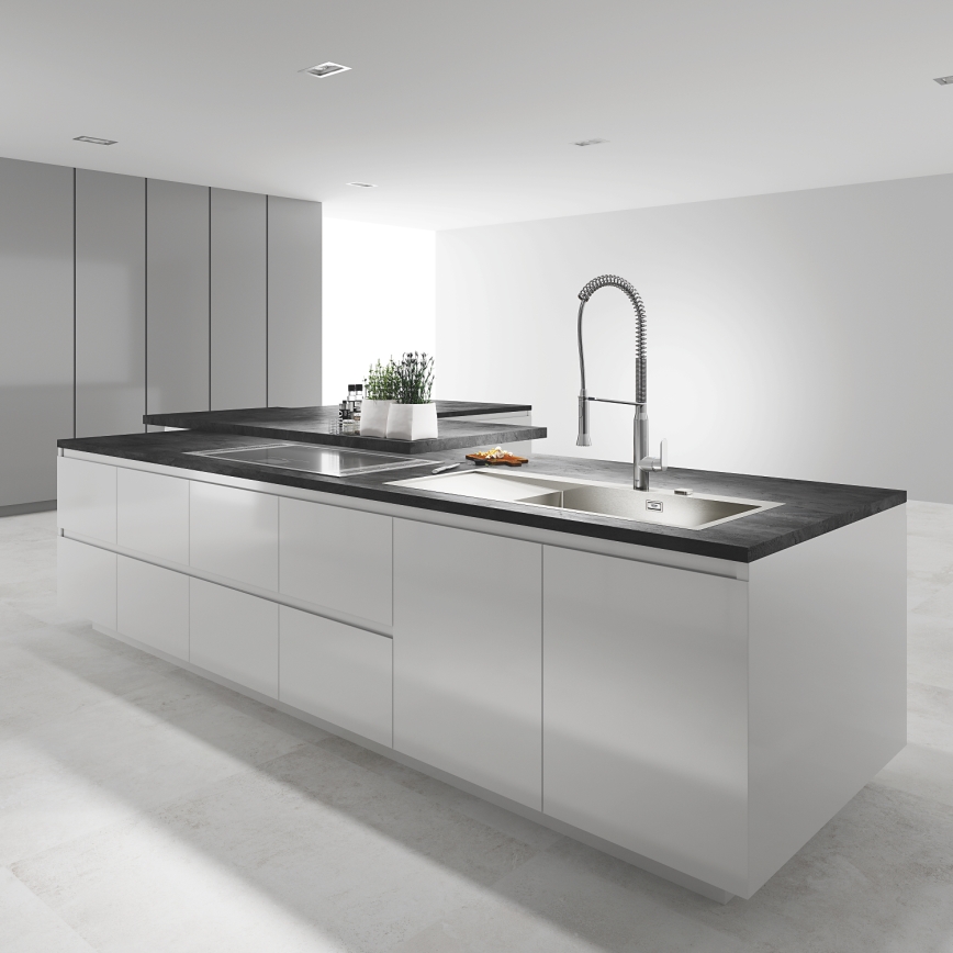 GROHE 31379000 - K7 mosogató csaptelep G12” fényes króm